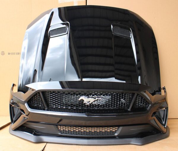 2018-23 FORD MUSTANG GT hood bumper set absolute black