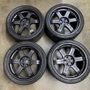 Genuine GTR R35 Black Edition Forged Rays OEM 20” Wheels Tires